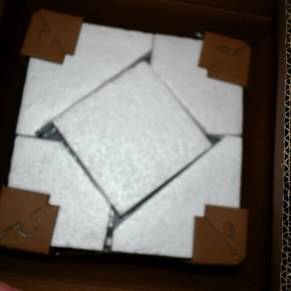 Mckenzie Childs Sterling Check Lacquer Waste Bin #45102-013 NIB - Picture 2 of 3